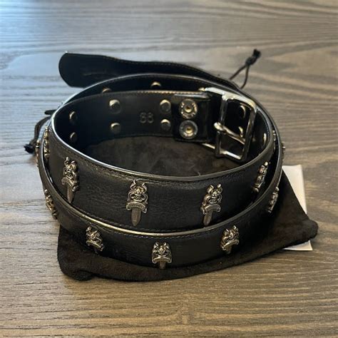 chrome hearts dagger belt.